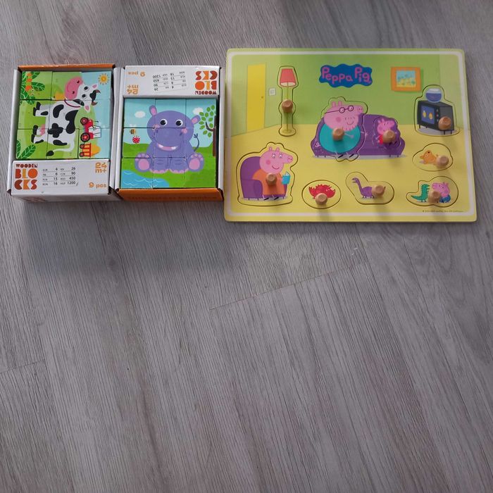 Jucari de lemn, puzzle-uri