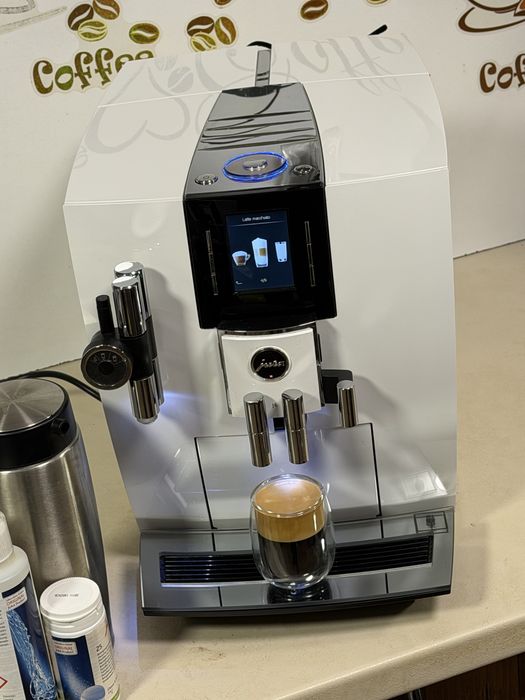 Кафемашина кафе автомат JURA J6 PIANO WHİTE с гаранция