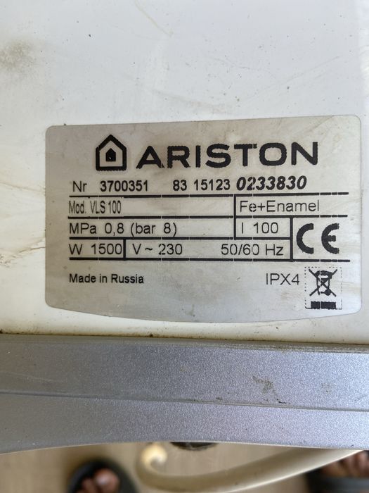 Boiler Ariston Velis VLS 100