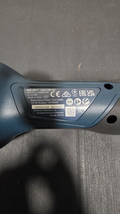 Polizor unghiular fara fir Bosch GWX 18V-7 XLOCK,NOU!