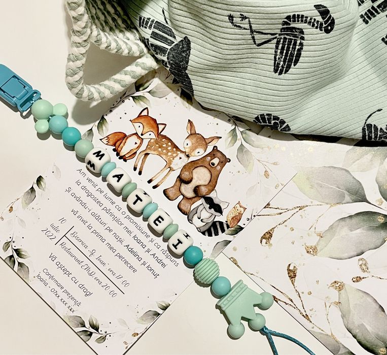 Lanț de suzetă personalizat din silicon