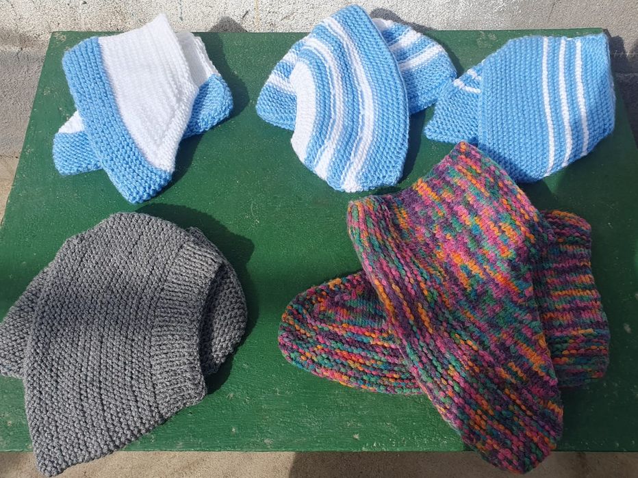 Sosete lana crosetate