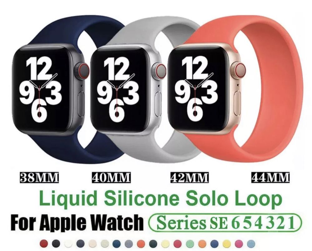 Bratara Apple Watch Solo Loop Elastica 45 Model Nou