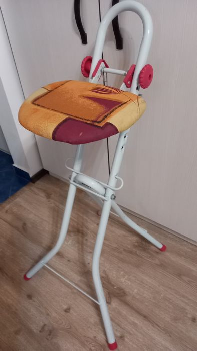 Scaun pliant rabatabil bar inalt solid