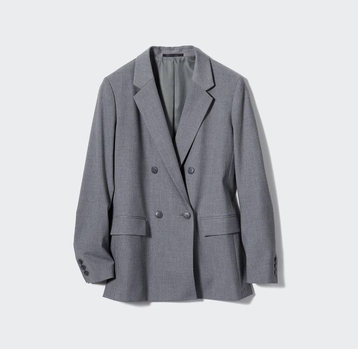 Пиджак Uniqlo серый 2 размера