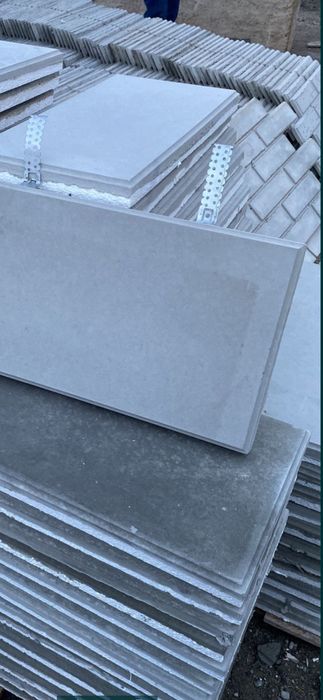 Термопанели  под травертин Фибробетонн оформление окон пенопласт фаса