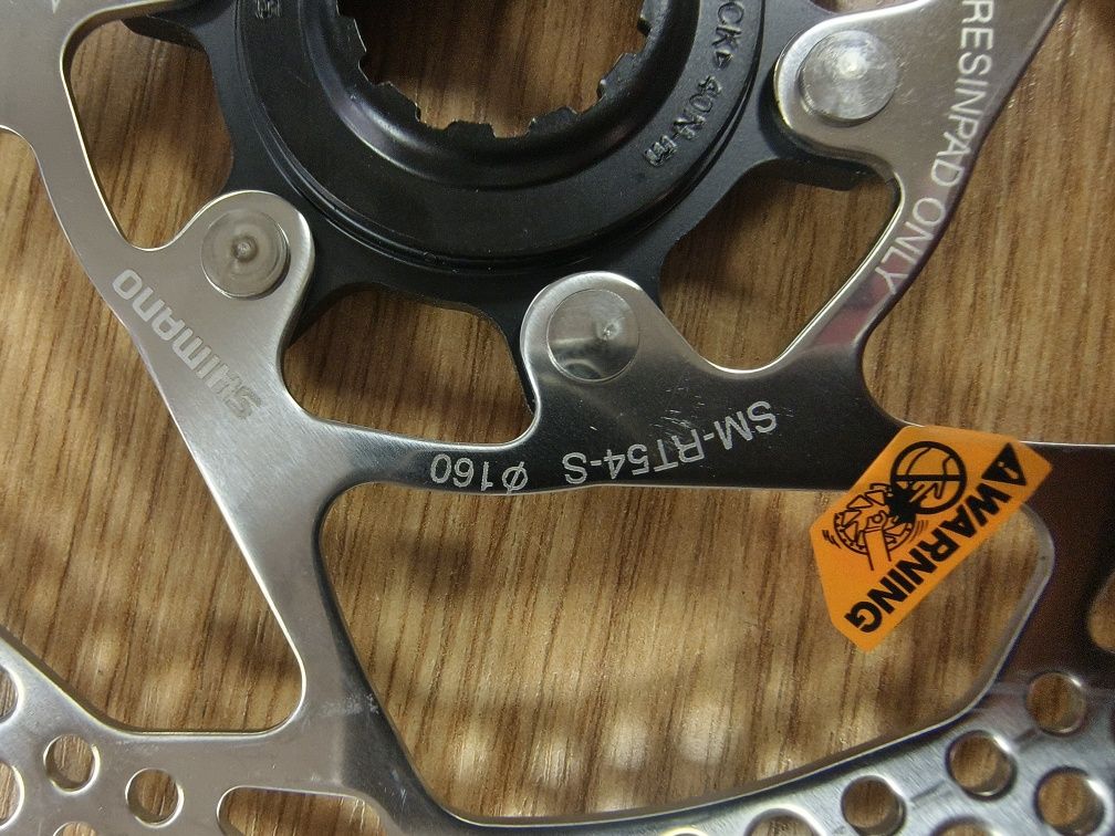 Ротор Shimano Deore SM-RT54 160 мм - centerlock