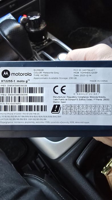 Motorola G72 256 GB 8GB ram Dual Sim NOU sigilat