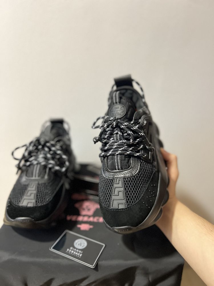 Adidasi Versace chain reaction black 40,41,42,43,44