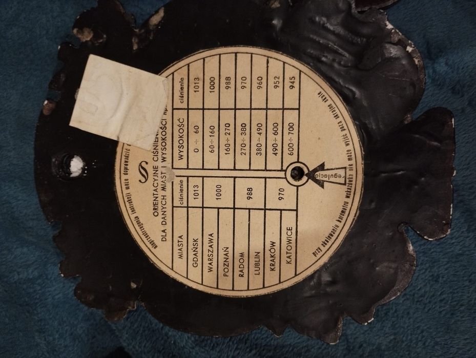 Barometru vechi unic