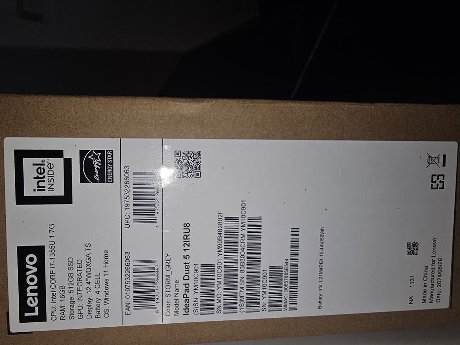 Lenovo IdeaPad Duet 5 12IRU8 TouchScreen