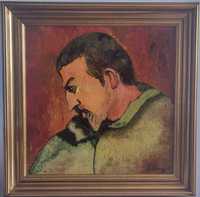 Pictura noua, copie autoportret Paul Gauguin, pictor roman consacrat