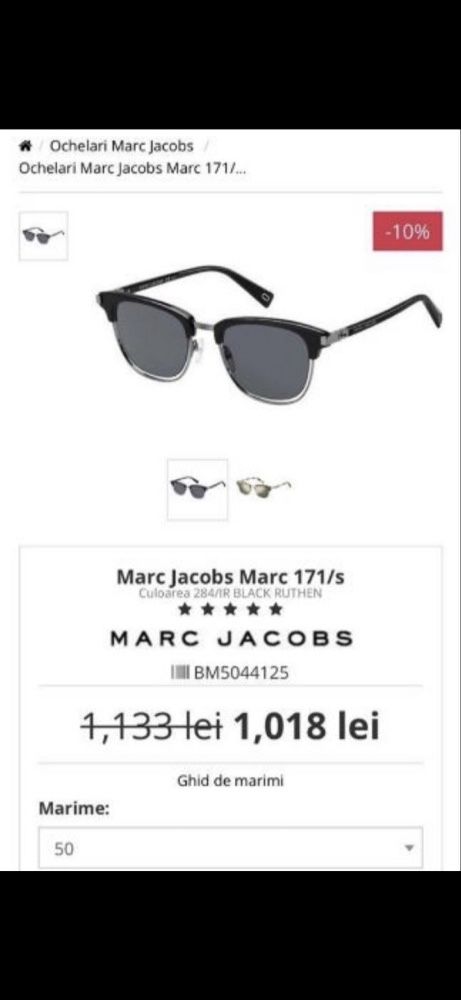 Ochealri soare MARC JACOBS