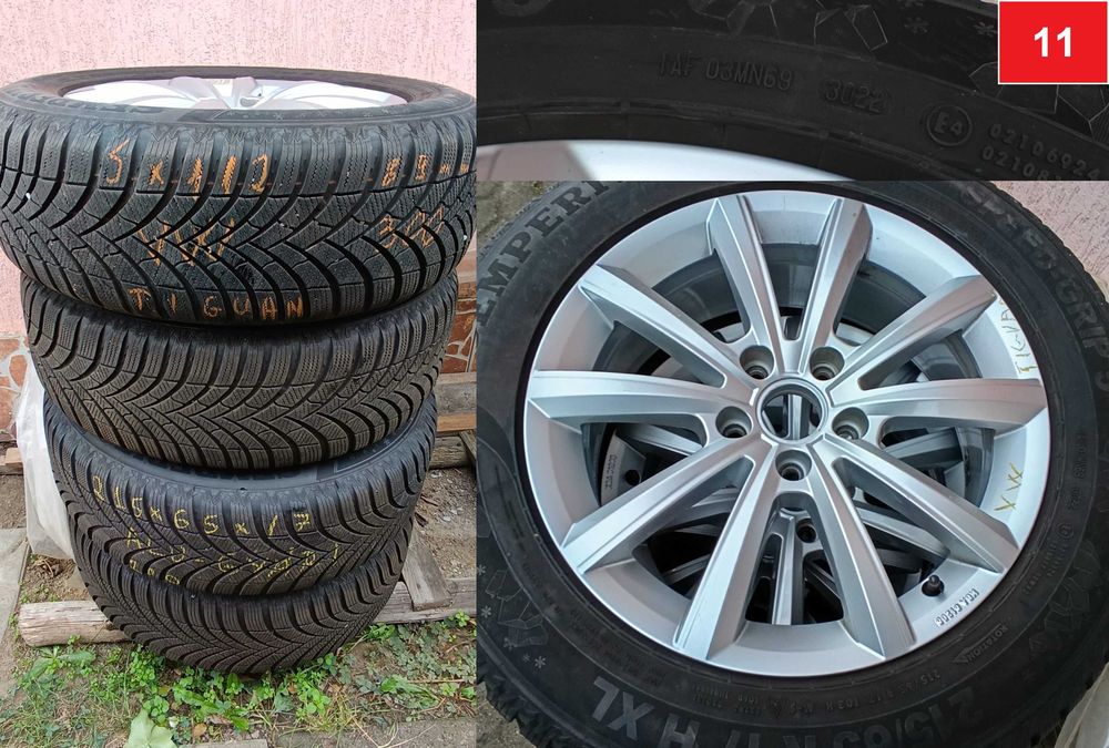 Roti aliaj VW SEAT AUDI SKODA FORD OPEL 205 60 16 215 65 17 5x112
