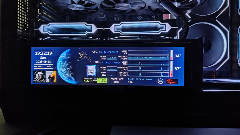 Vand-Schimb unitate gaming custom build Asus Tuf