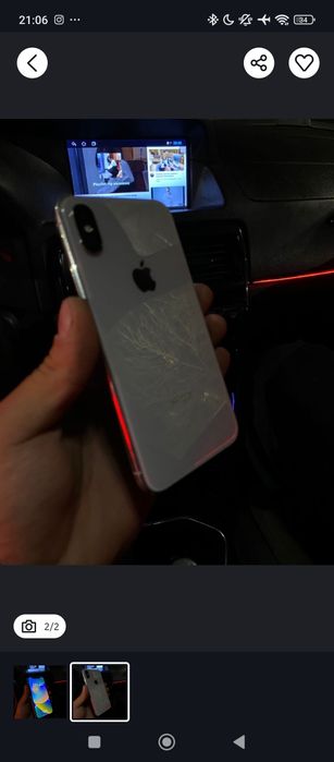 Iphone X 64gb 100akb