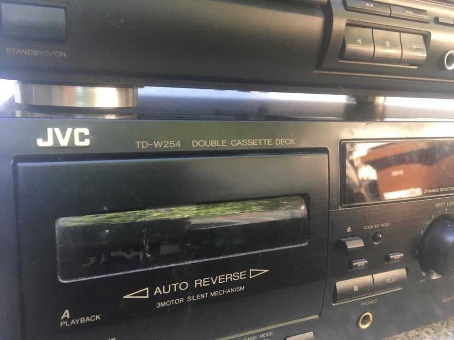 Dublu deck JVC Teac dolby b/c Hx pro