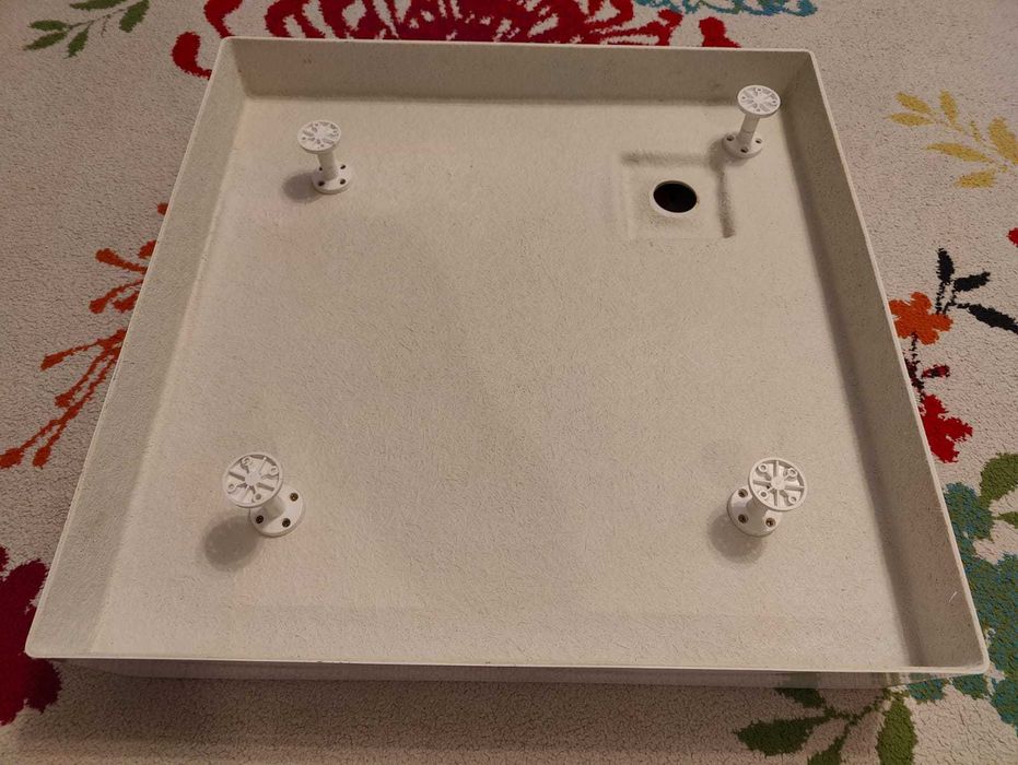 Cadita de dus patrata Italbox, 70x70 cm, Acril