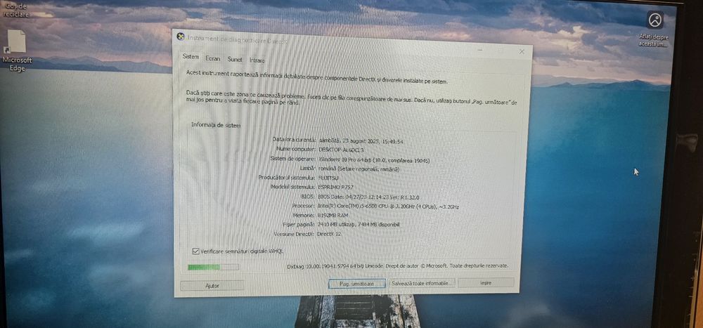 Pc Fujitsu Esprimo P757/E90+M16W