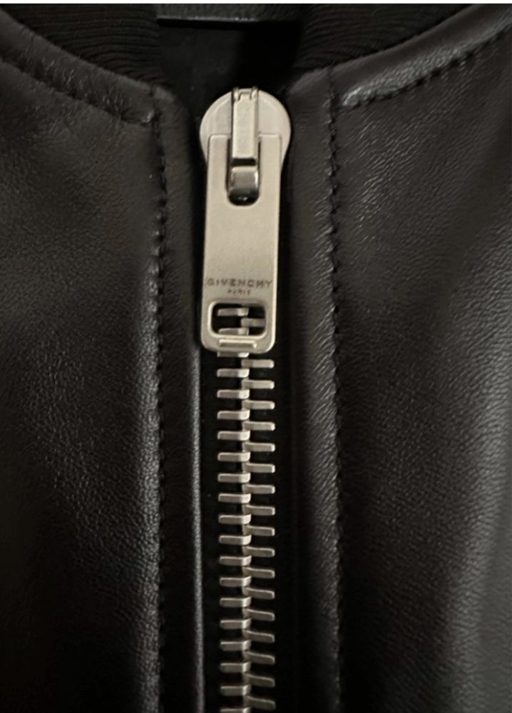 Ginenchy bomber jacket barbateasca noua originala piele masura L-50.