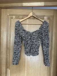 Bluza H&M imprimeu Zebra