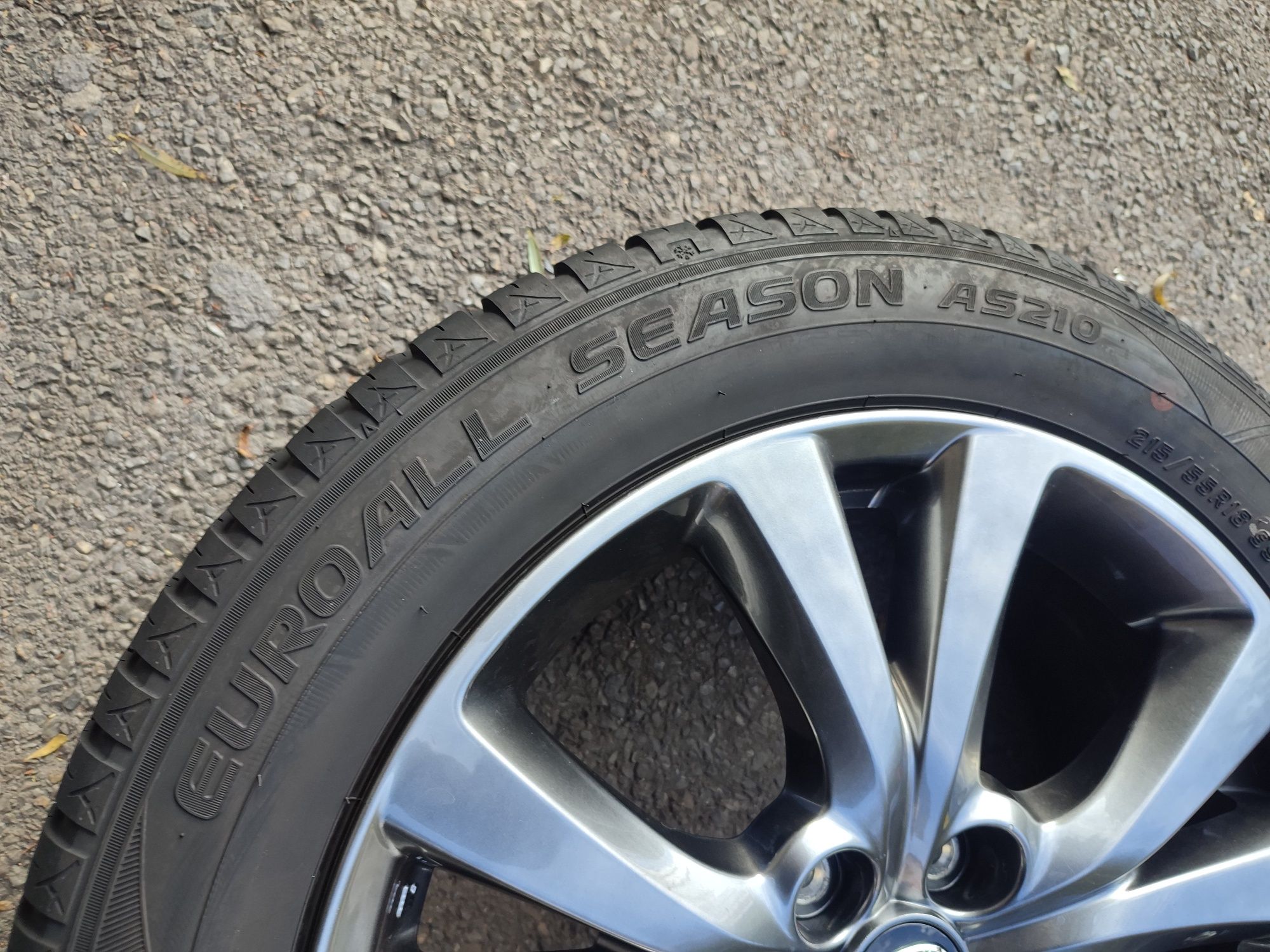 215/55/18" 4бр Falken evro all season,dot1620,7-8mm