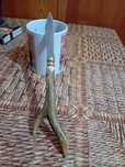 Cutit vintage cu maner de corn