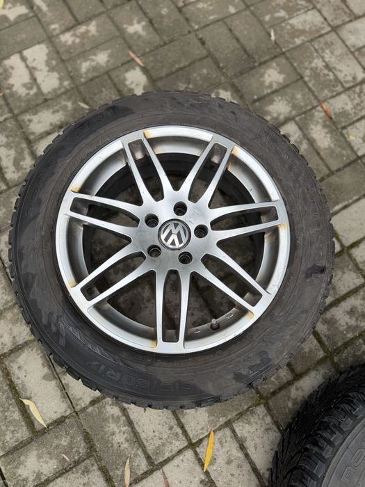 Jante + Cauciucuri iarna 215/60/17 5x112 ET 35 Volkswagen/Audi/Skoda