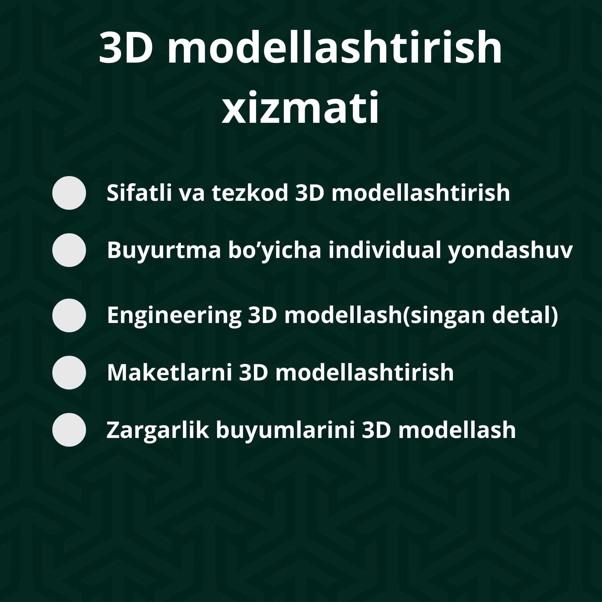 3D Printer Xizmati, 3D Printlash | Сервис 3D-принтеров, 3D-печать