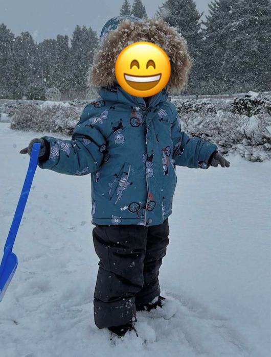 Зимний  детский комбинезон