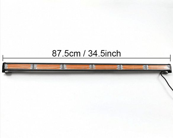 Led сигнална аварийна светлина led bar 90см с блиц светлина