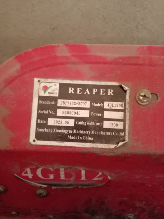 Reaper jatka 4GL-120