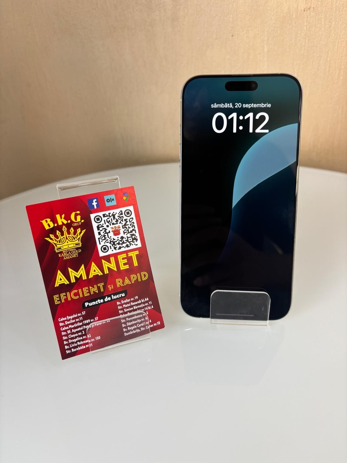 Iphone 16 Pro Max 1Tb 100% Amanet BKG