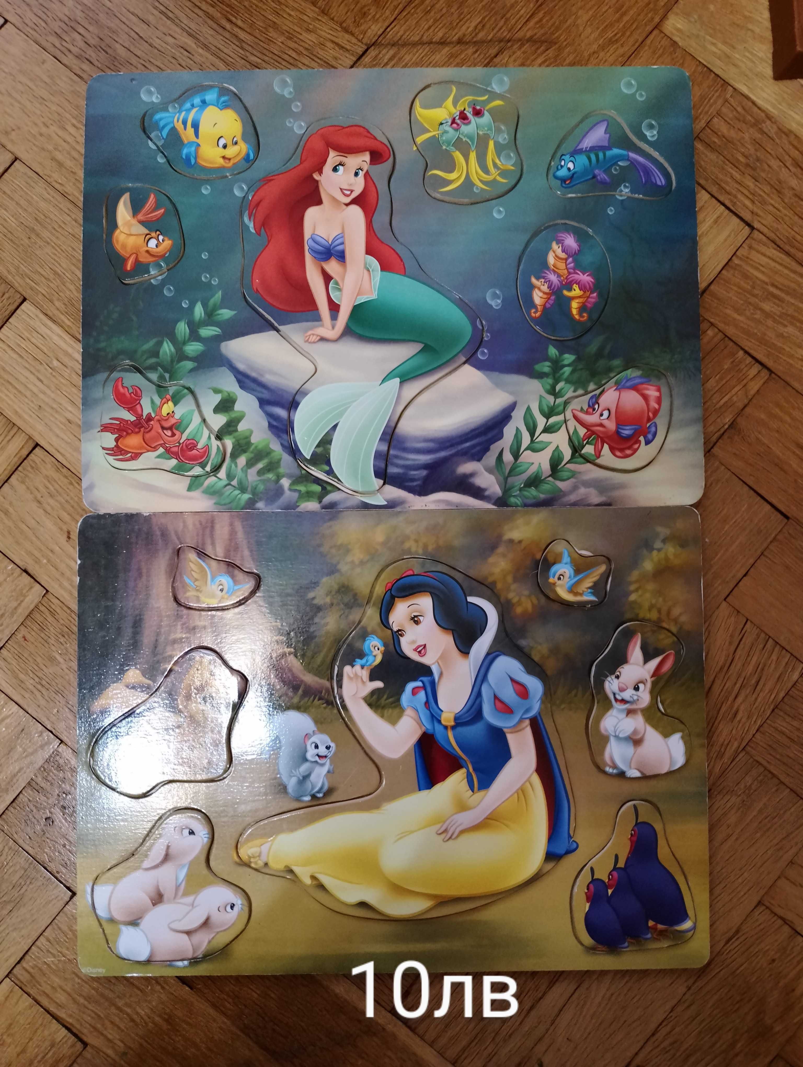 Дървени играчки,пъзели,писти,сортери