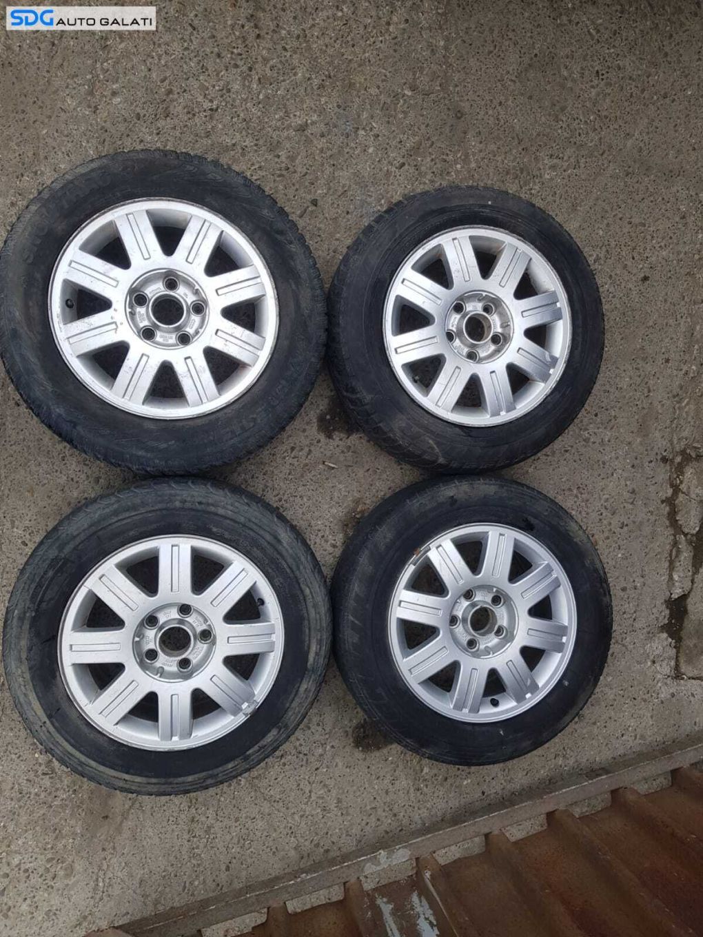 Set 4 Jante Roti Aliaj 5x112 195 65 R15 7JX15H2 ET45 7JX15H2 ET45 VW Golf 5 2004 - 2008 Cod 4B0601025B