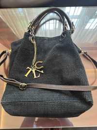 Tuscany Leather италианска дамска чанта + ключодържател KeyLuck