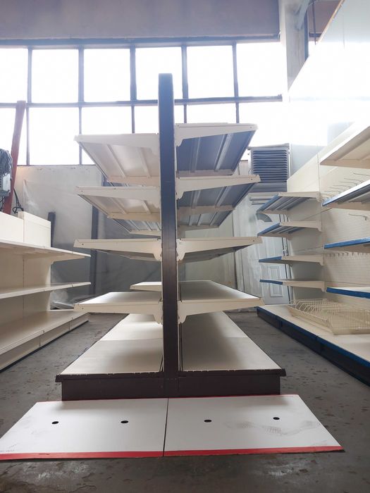 Немски модулни стелажи за магазин Tegometall, много здрави