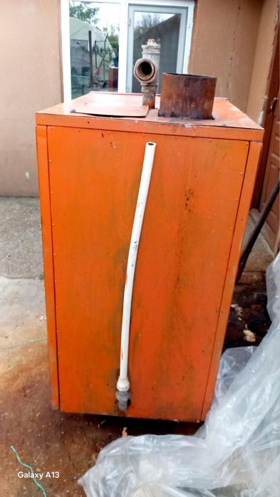 Centrala termica pe lemne 35kw lucrata manual