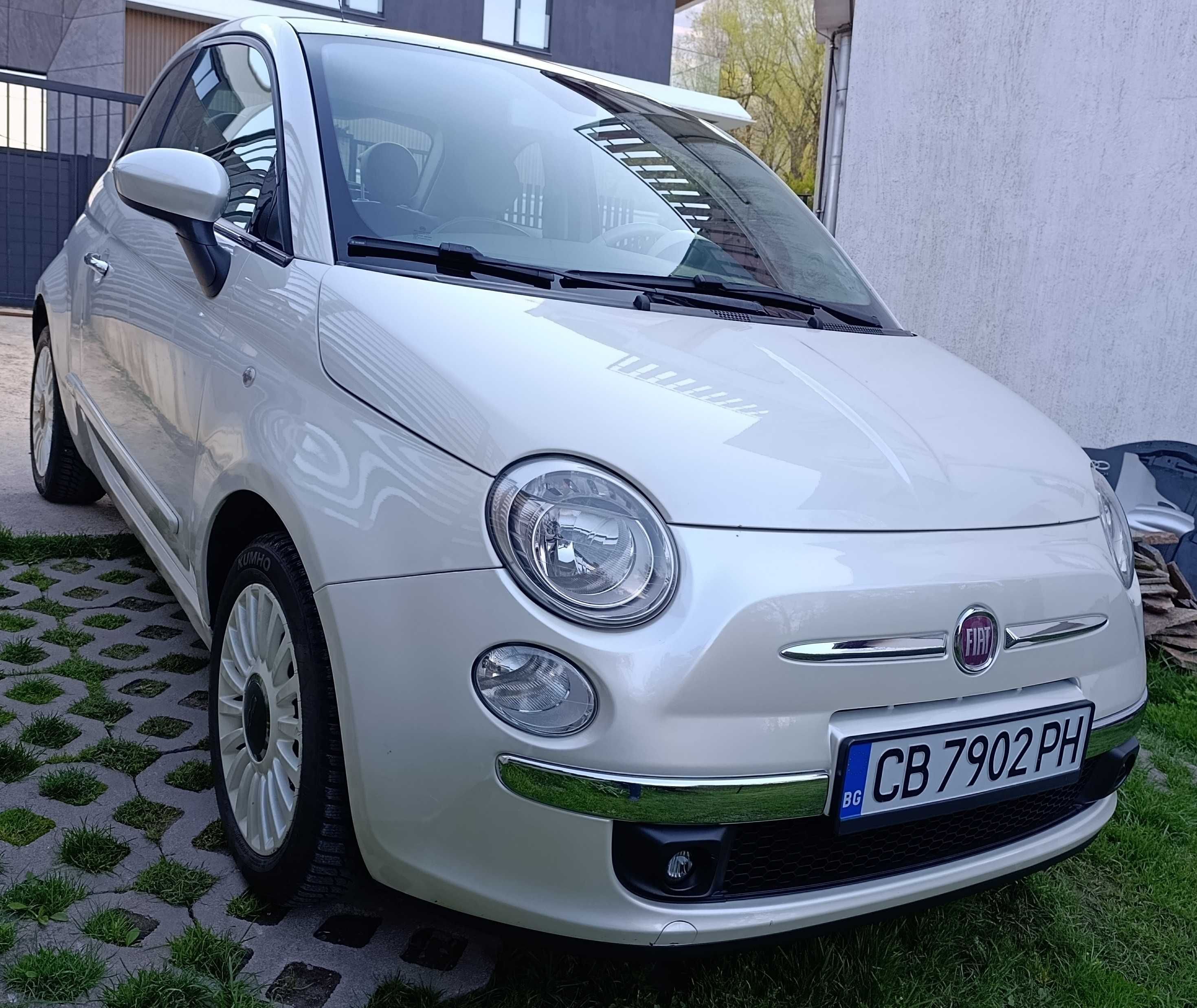 ФИАТ 500 1.4 100кс sport бяла перла