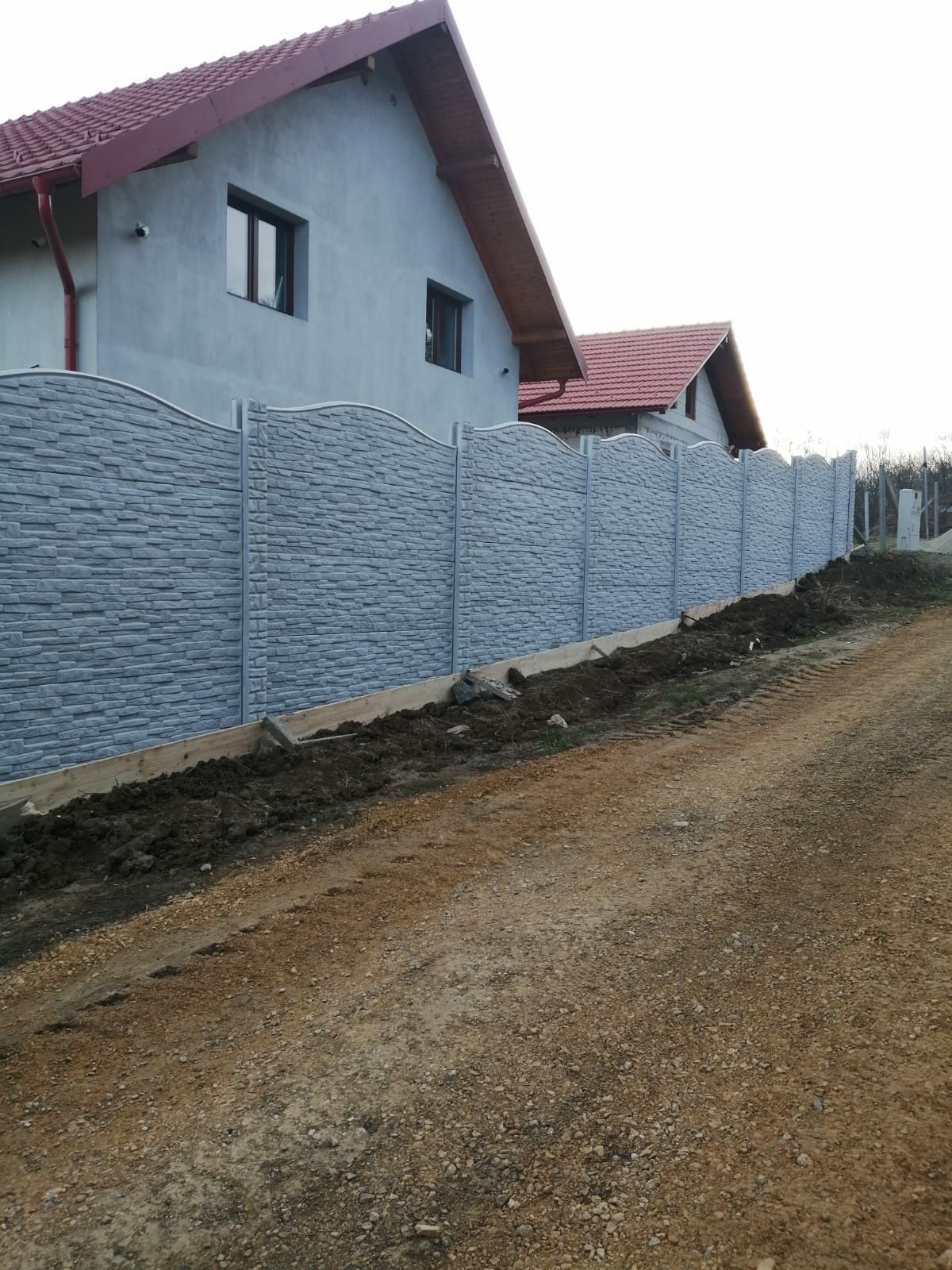 Gard beton din placi Constanta