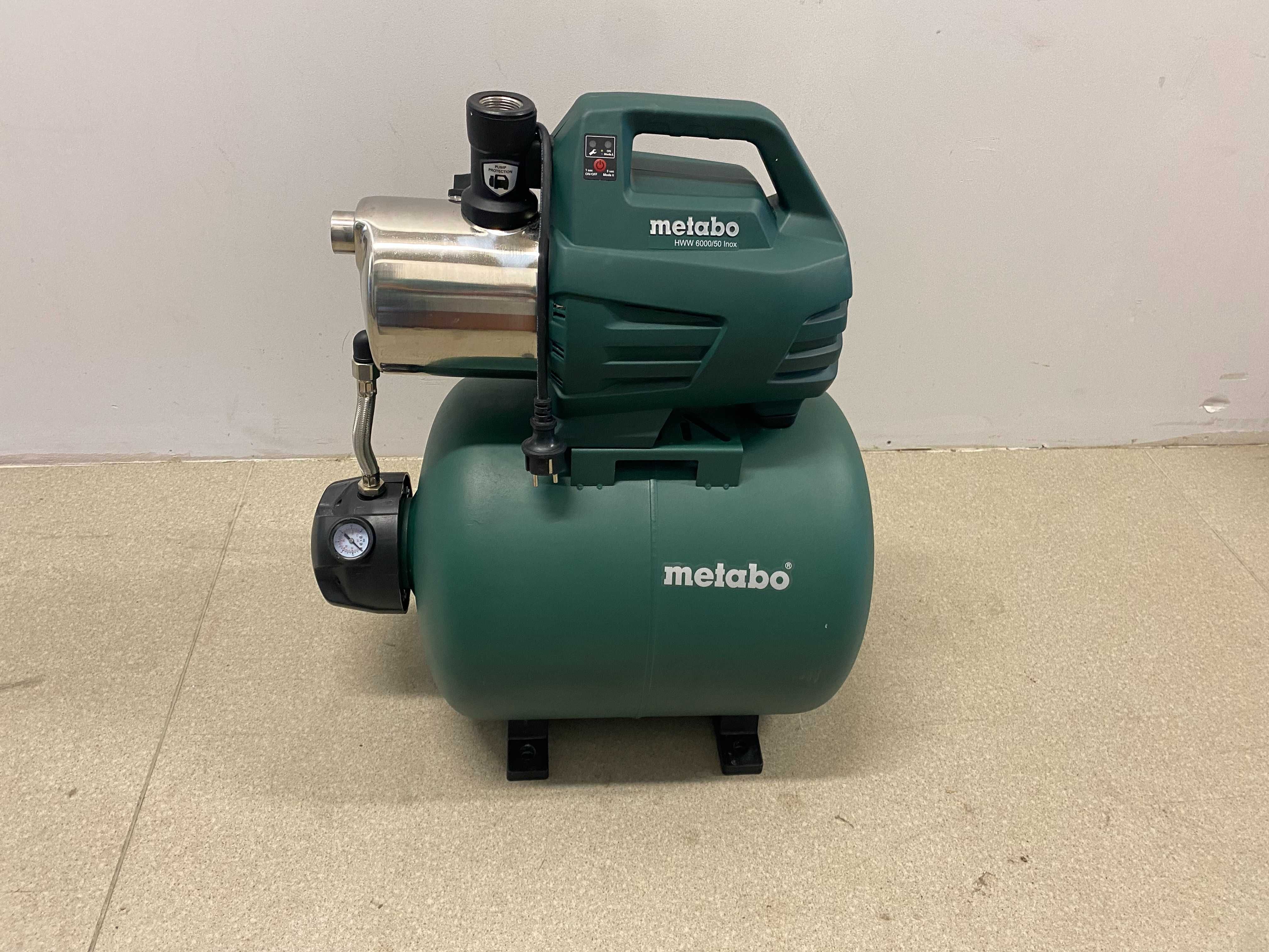 60097600	Хидрофор 1300W 6000 l/h METABO HWW 6000/50 INOX