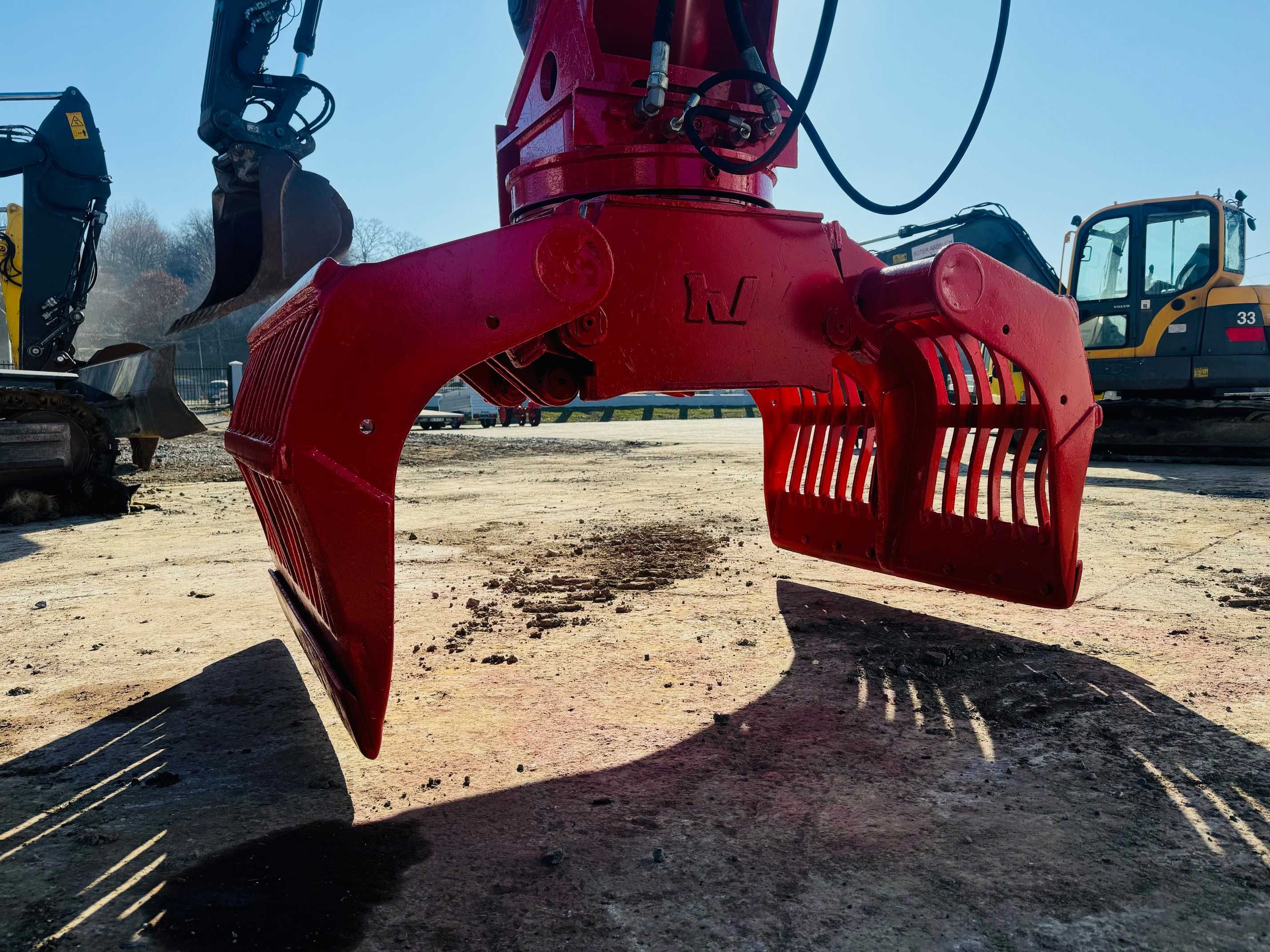 Graifer rotativ demolari/sortare deseuri/lemne, pt excavator 21-35T