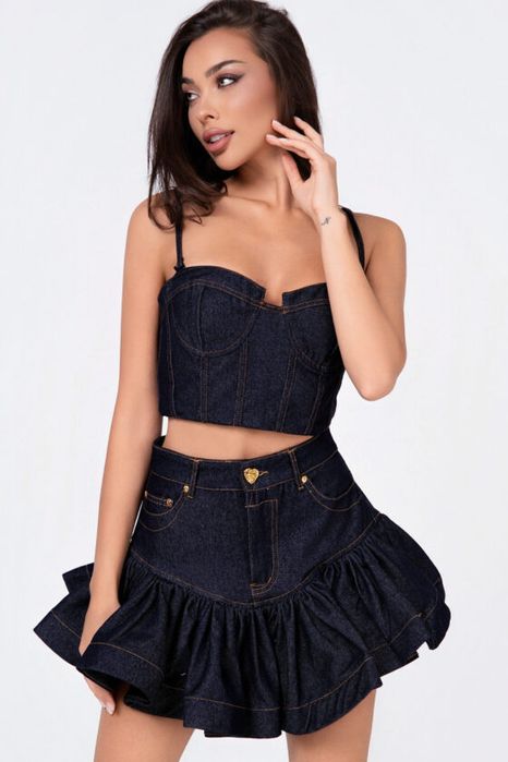 Дънков сет - пола и топ Zimmermann