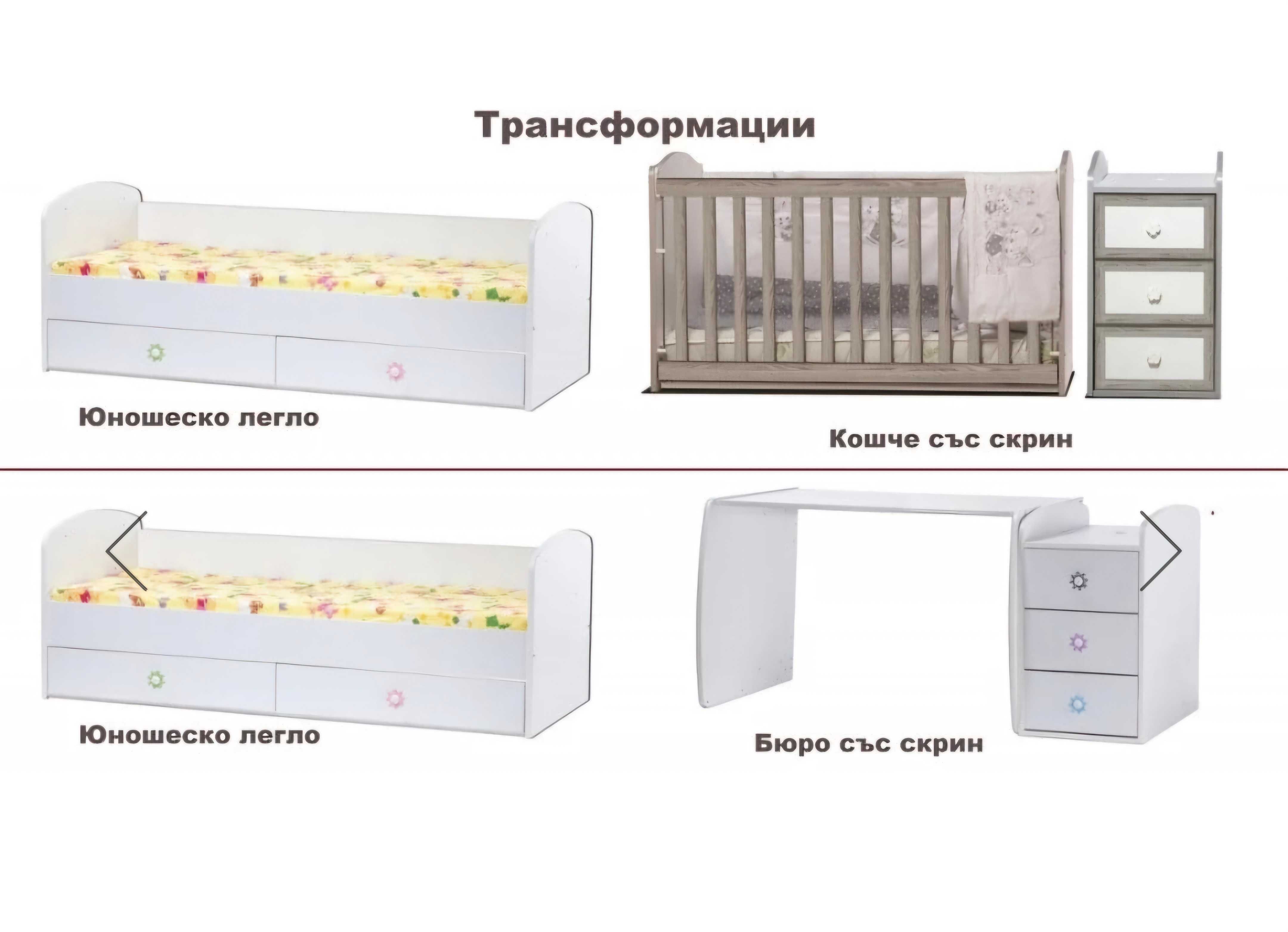 Детска кошара 3 в 1 Nicolle baby Луна