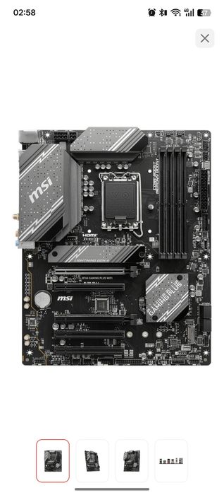 Продаю материнскую плату: Материнская плата MSI B760 GAMING PLUS WIFI