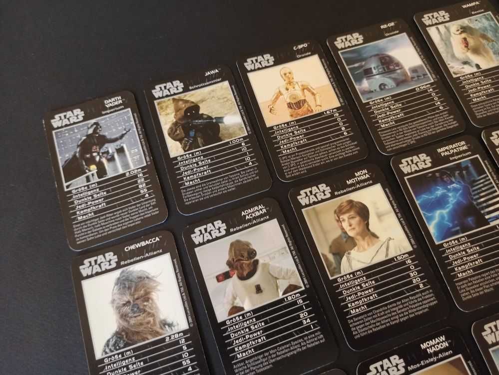 Set complet de cartonase Top Trumps Star Wars Episode IV – VI