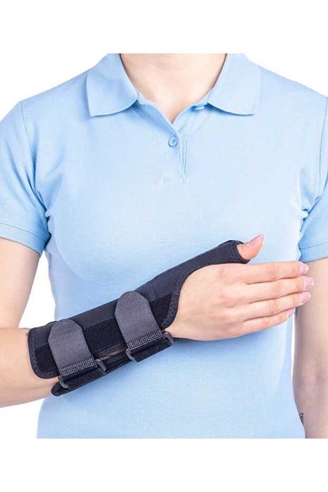 Triamed Orteză fixă ​​pentru degetul mare ,SRT210,bilaterală neagră