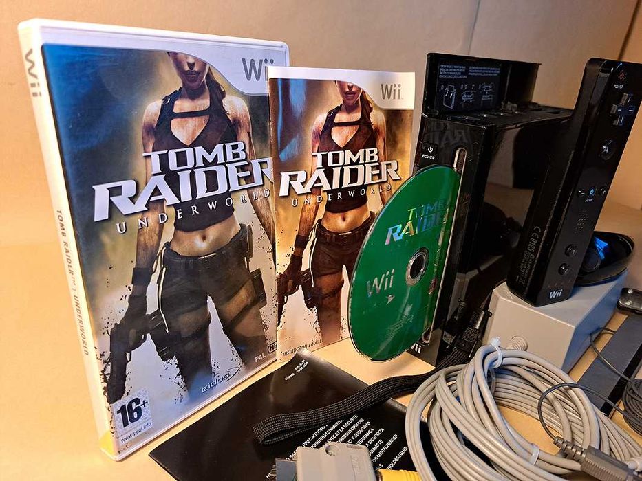 Nintendo Wii / GameCube (RVL-001) complet si de colectie + TOMB RAIDER
