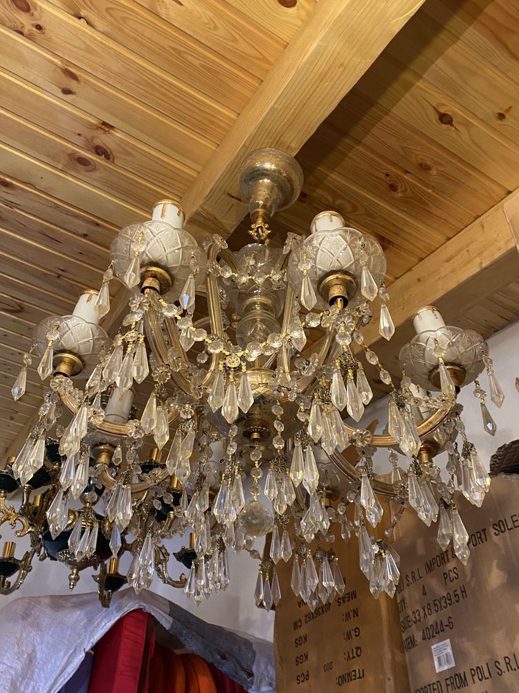 Candelabru/lustra/cristal