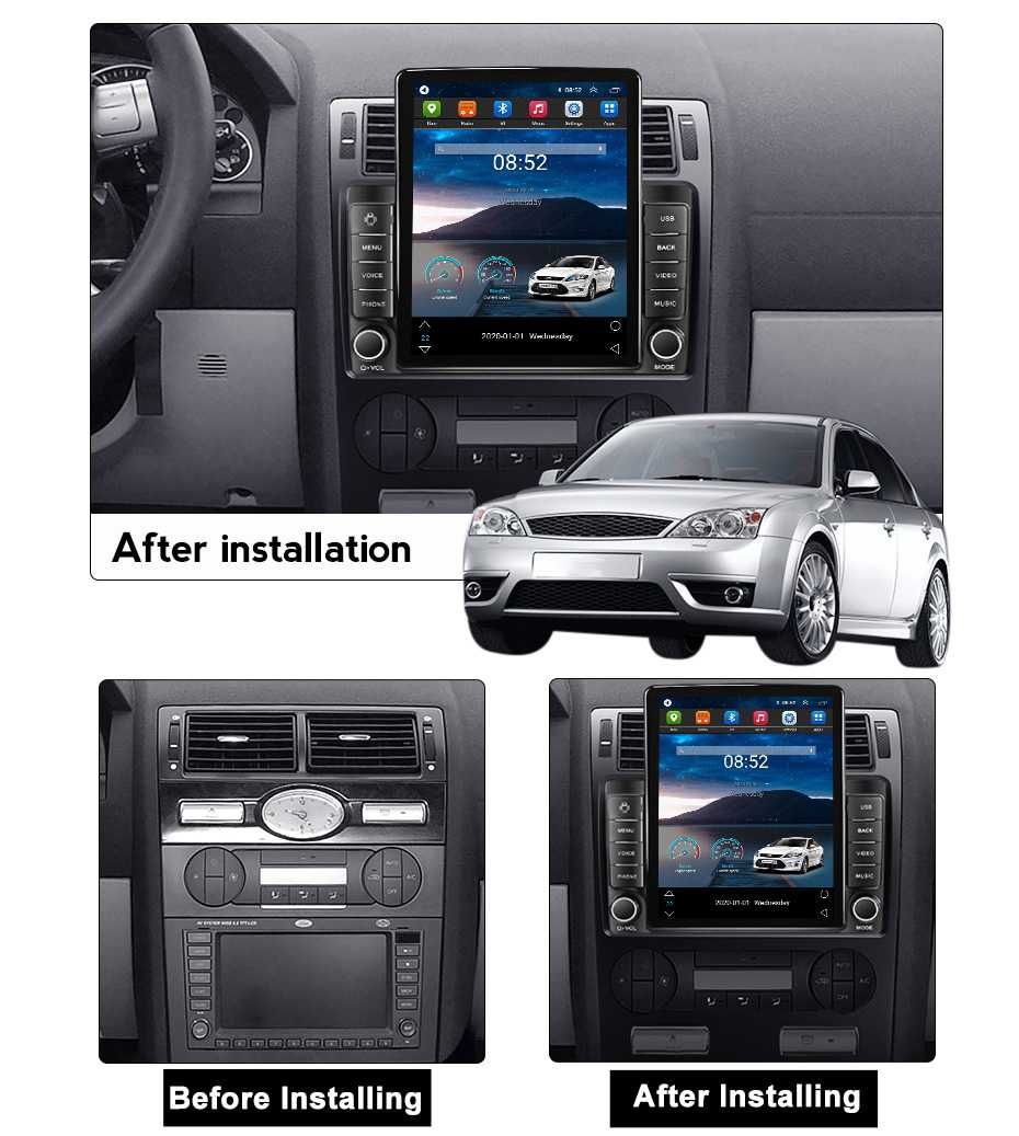 Navigatie Ford Mondeo 2000-2007,Tesla Style,Android, 2+32GB ROM, 10"